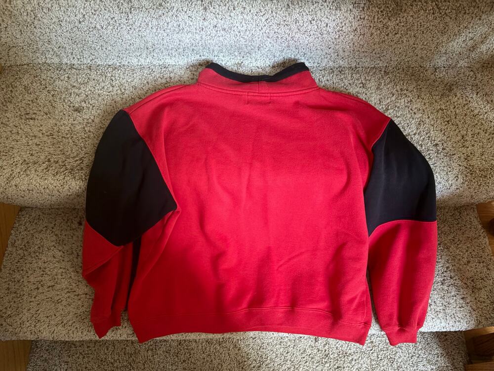 Vintage Active Elements womens petite large colorblock sweatshirt